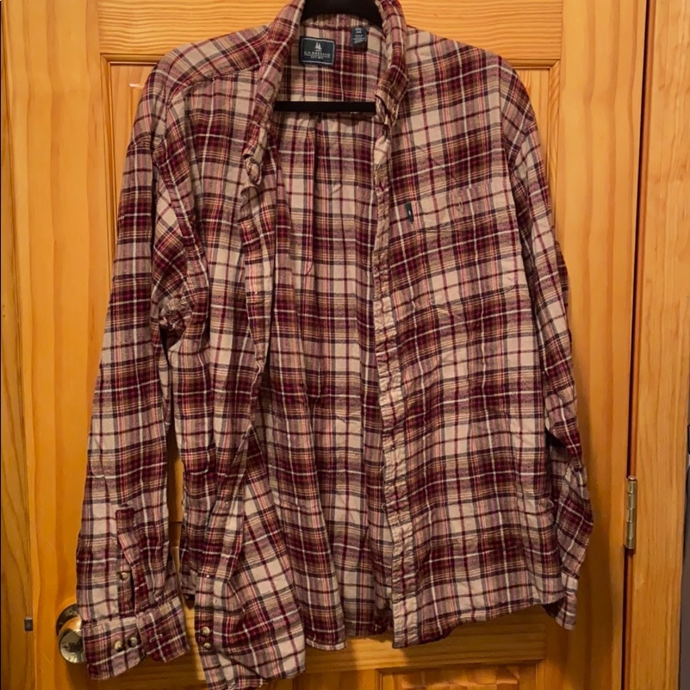 over sized flannel